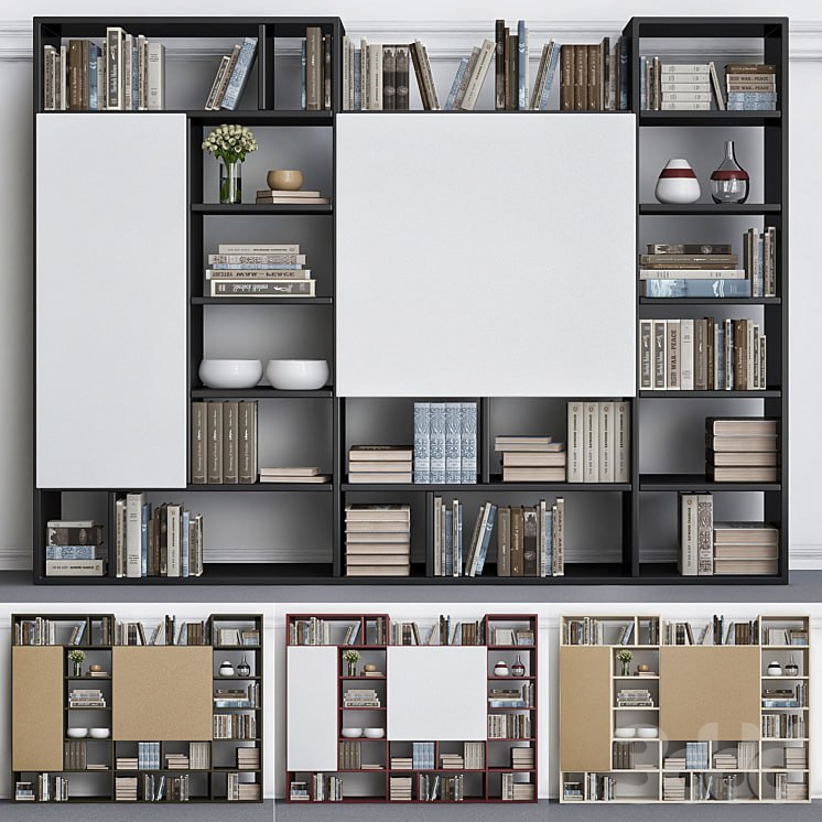 Wardrobe with decorative set