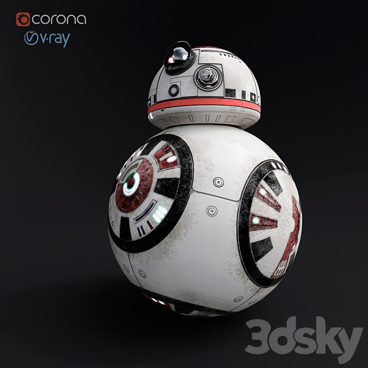 BB8 (BB9) _LowPoly_GameReady