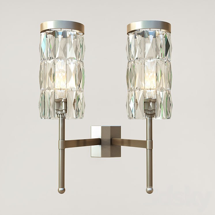 Tigermoth lighting-Stem wall light with crystal