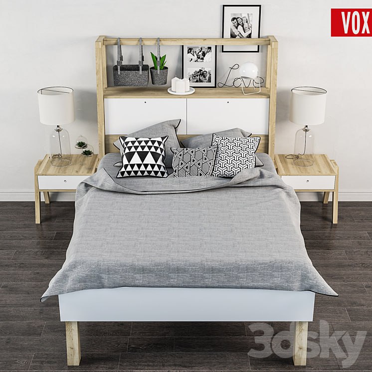 Decorative set of bed _VOX _Spot