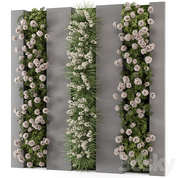 Outdoor Wall Vertical Garden Set - Set 1082