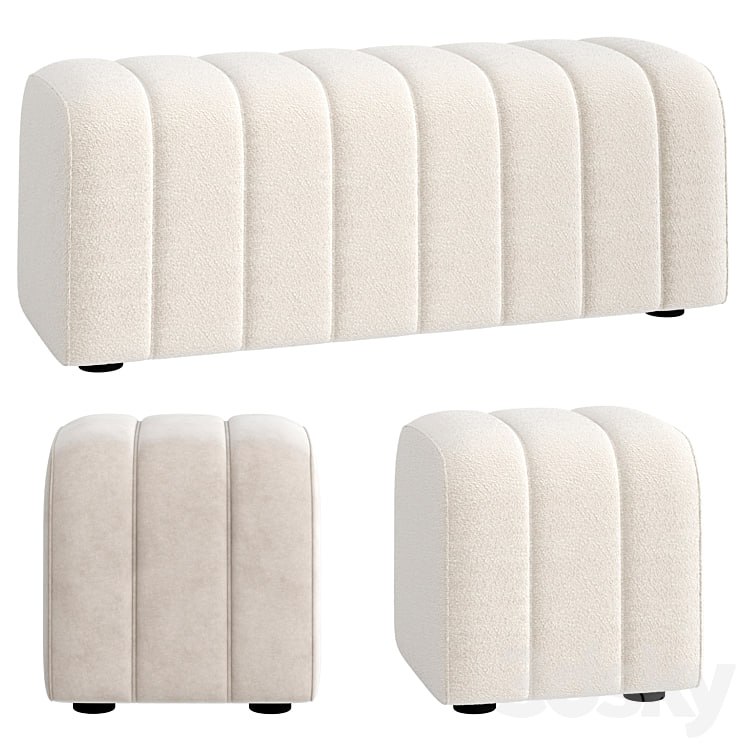 STUDIO Pouf and Bench