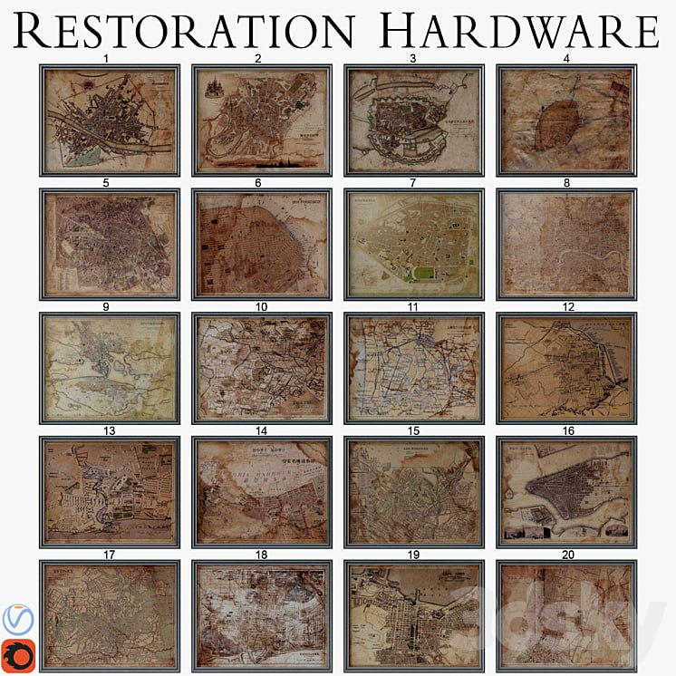 Restoration Hardware Maps