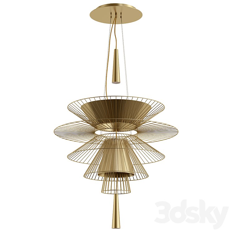 Shade Metal Chandelier