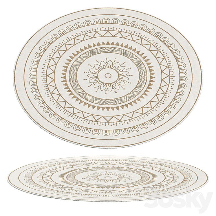 Round carpet 001