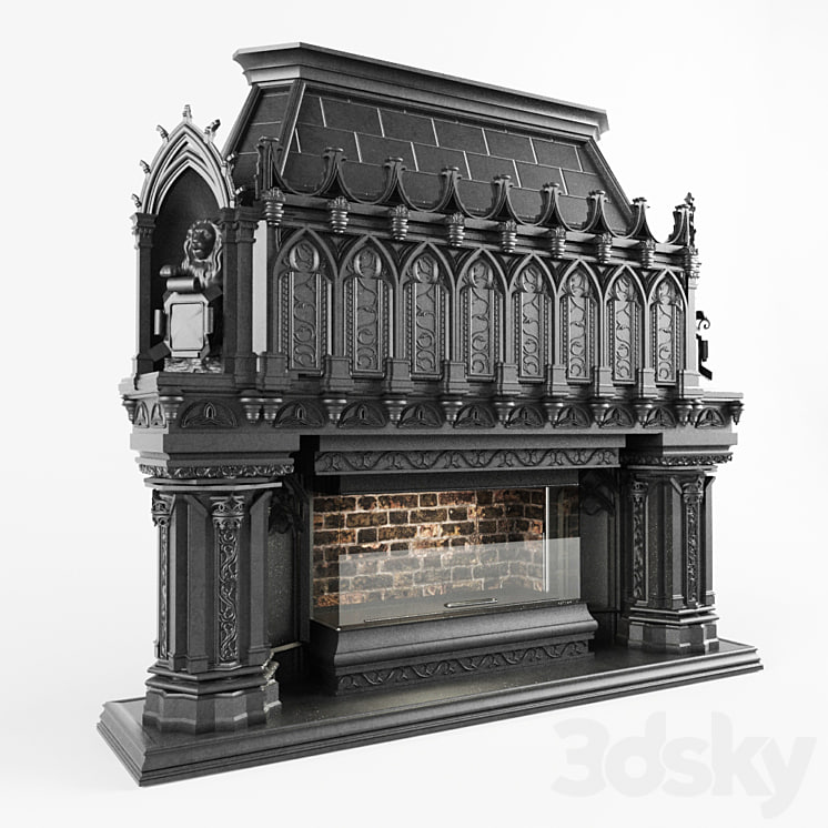 Gothic Fireplace