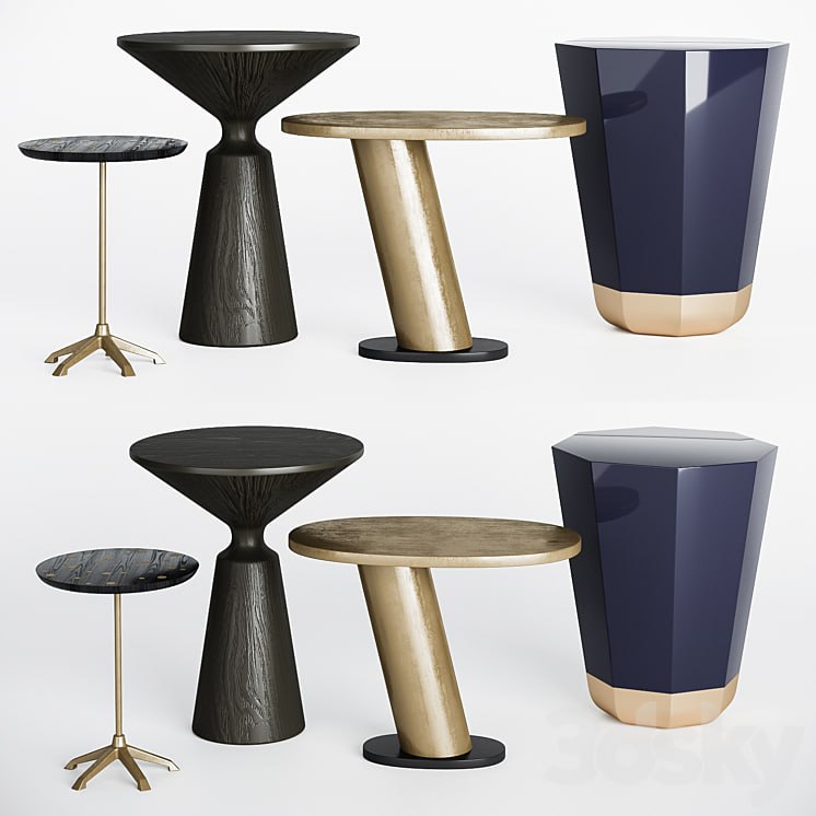 Arteriors side round tables set