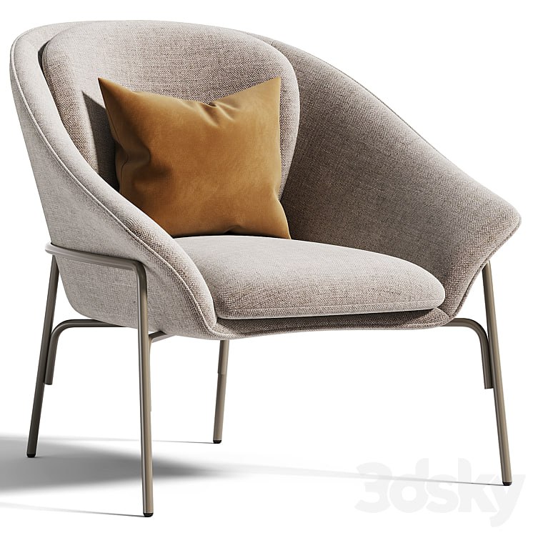 Lauren melange wicker armchair