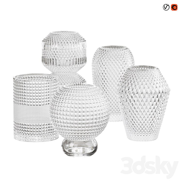 Glass vases Specktrum