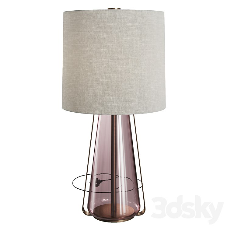 Baker lanterna rosa table lamp