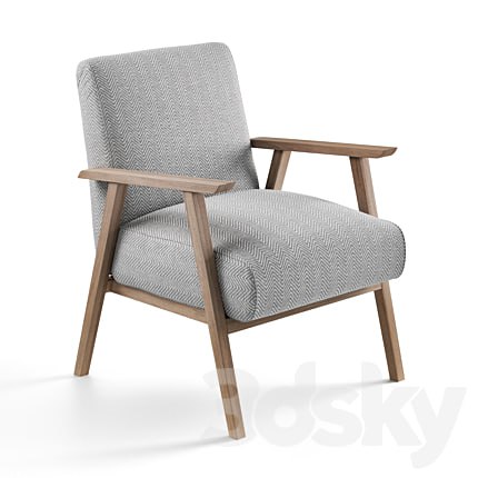 Relaxed Lounge Chair - Natural Linen by COX & COX