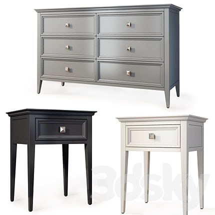 Chest of drawers and bedside tables RFS Brooklyn. Bedside table, dresser