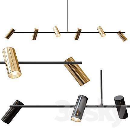 Obie Diner Pendant 6 Light