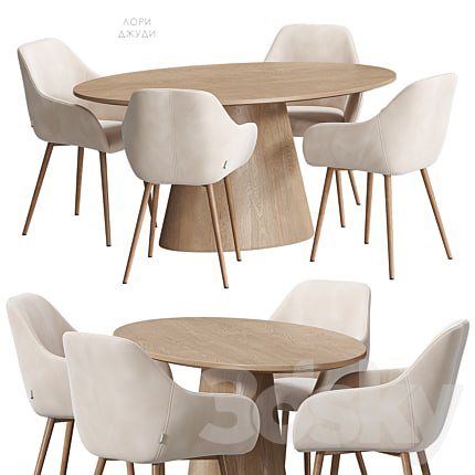 Laurie Judy table and chairs