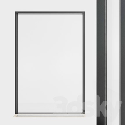 Panoramic glazing. Stained glass. 60