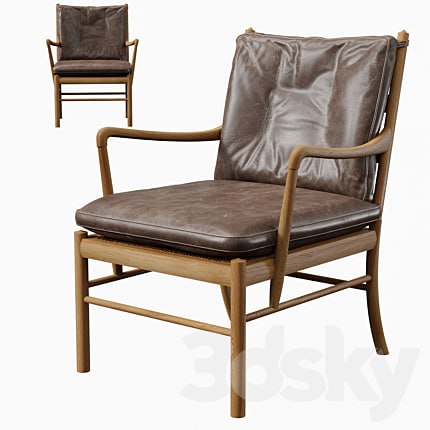 schalling OLE WANSCHER COLONIAL ARMCHAIRS
