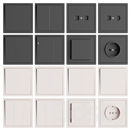 Donel sockets and switches