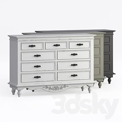 Chest of drawers Provence KMP4 Country Style