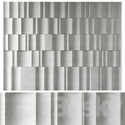 Stone Wave Wall Panel