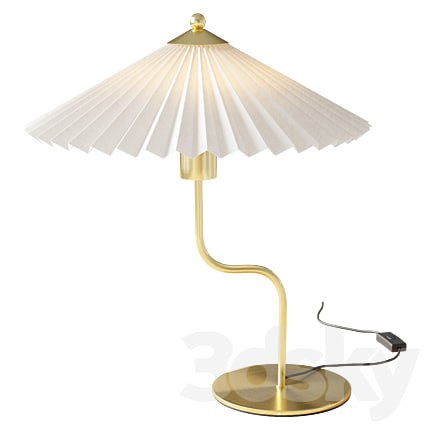 H&M Home Table lamp with pleated shade
