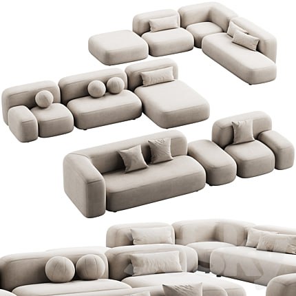 476 modular sofa ribbl