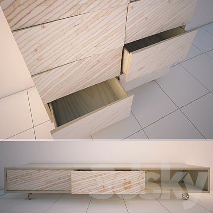 dresser and TV-stands Archpole origami ply