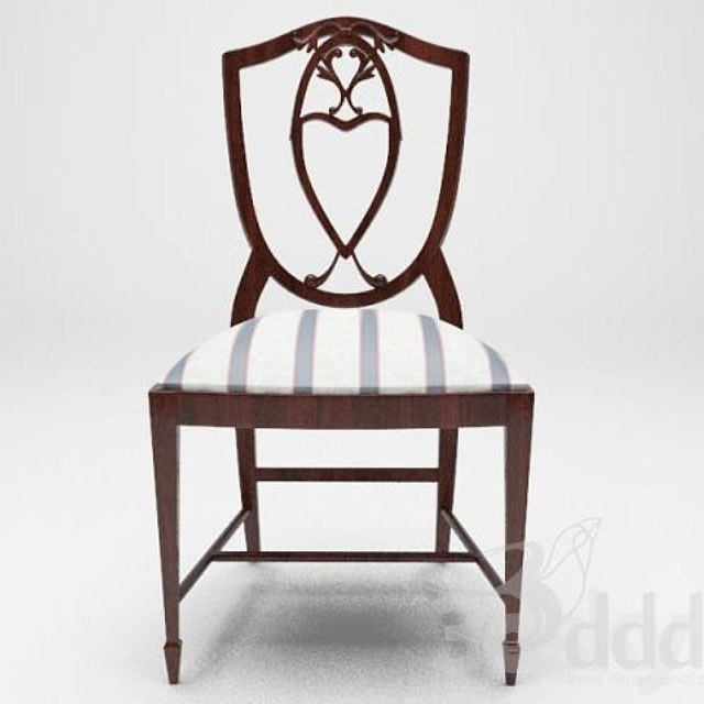 shieldback dinner chair