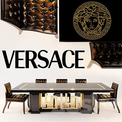 versace chair SHADOW, DINING TABLES CARTESIO