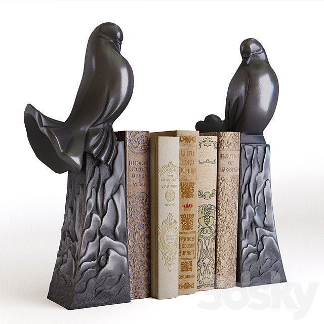 Eichholtz - Bookend dove set of 2 , , , ,