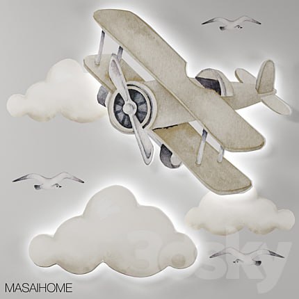 "Airplane and cloud" OM