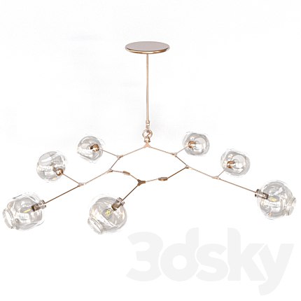 Ceiling light Branching Bubbles 7