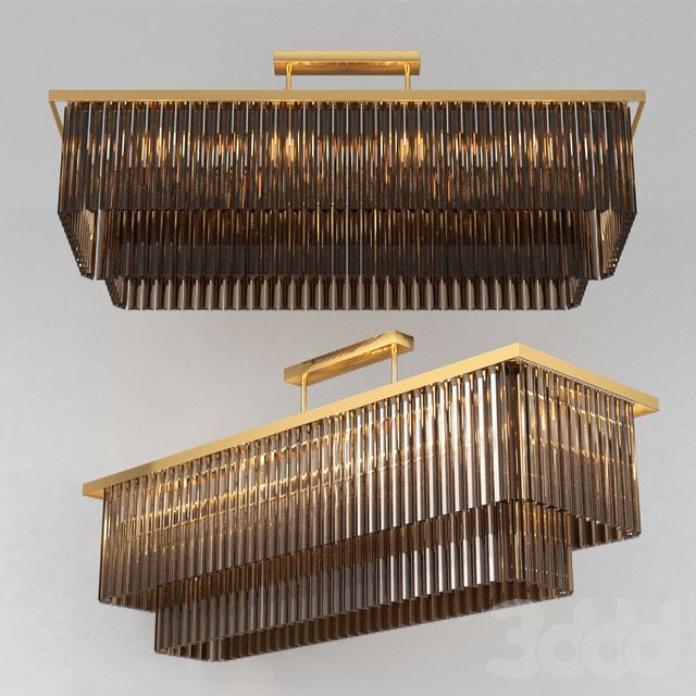 BELLA FIGURA LARGE TWO TIER RECTANGULAR SMOKE