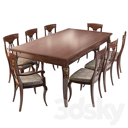 table chairs Stella Del Mobile (art.GL11)