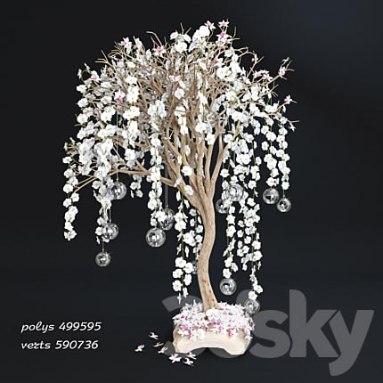 A tree with orchids vol # 2