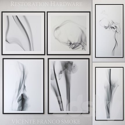 VICENTE FRANCO SMOKE Framed