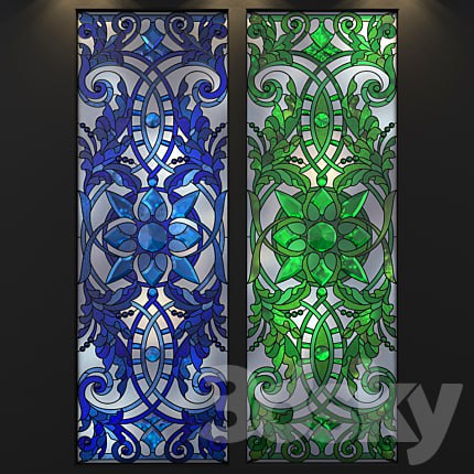 stained-glass window