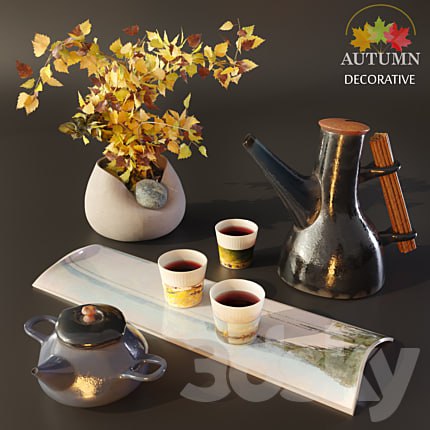 Ceramic Set Decorative