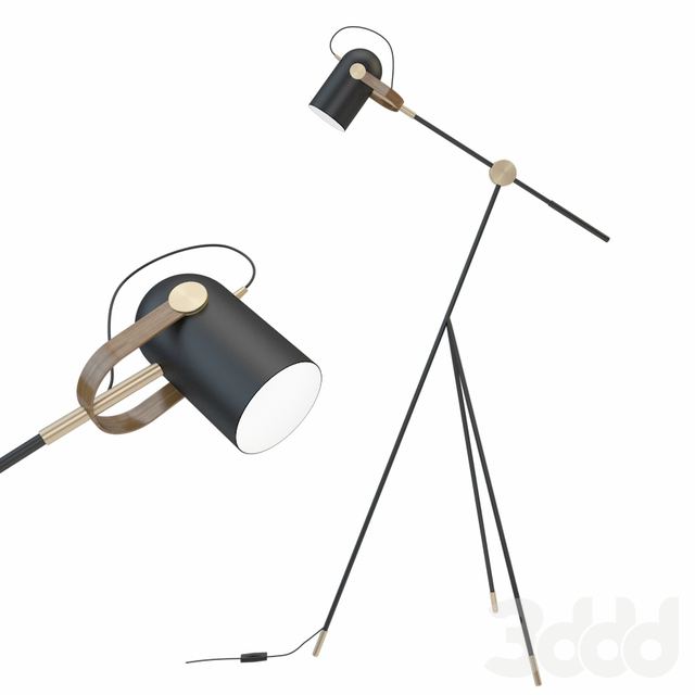 Carronade 360S floor lamp black