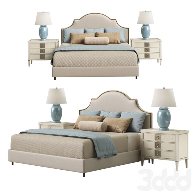 Horchow Cheresse King Bed