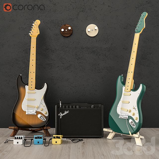 Fender guitar set