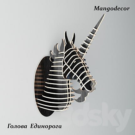 MANGO DECOR head of the Unicorn