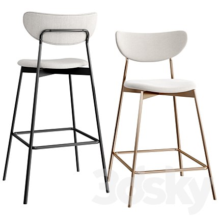 west elm Modern Petal Bar & Counter Stool