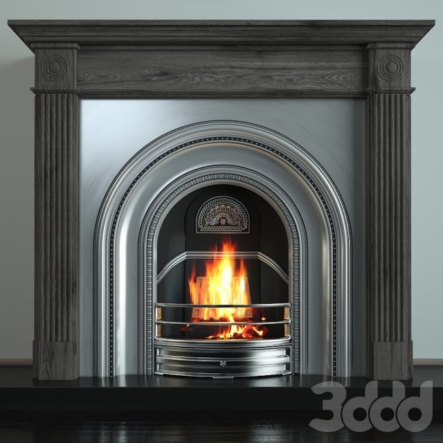 Cast iron fireplace Stovax - DECORATIVE ARCHED