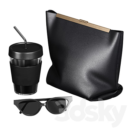 Decorative set AV 02 | bag, sunglasses, mug