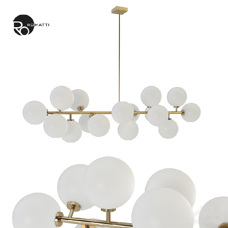 Chandelier Inflora 16 plafonds ,