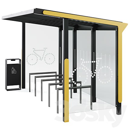 Bicycle parking Aureo Velo by mmcite