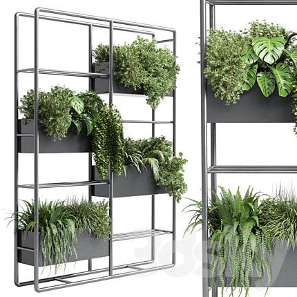 stand plant box - collection Indoor plant 254 metal vase pot fern grass