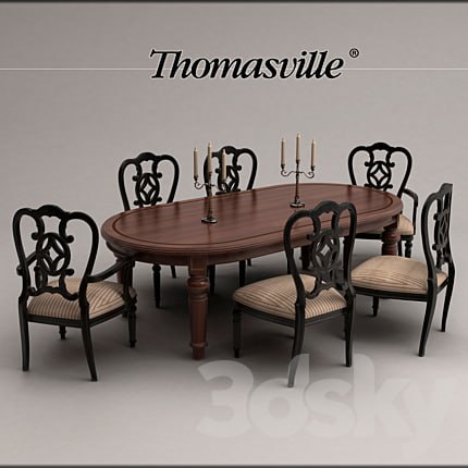 table and chair Thomasville