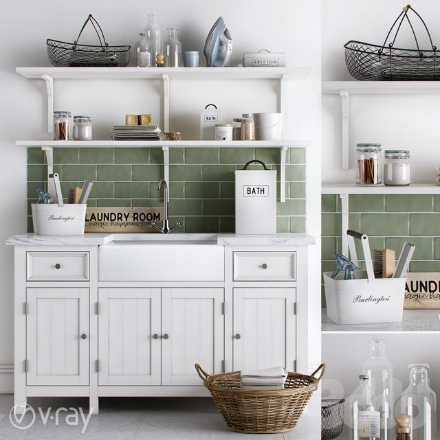 Green Utility Room - Dominic Blackmore