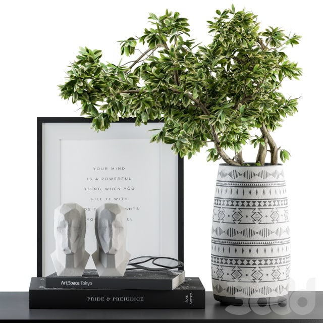 Decorative Set Green Bouquet - Set 45 decorset